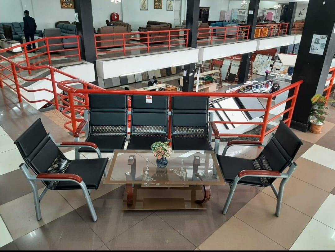 5 Seater office waiting seat set in kenya by mwajo furniture