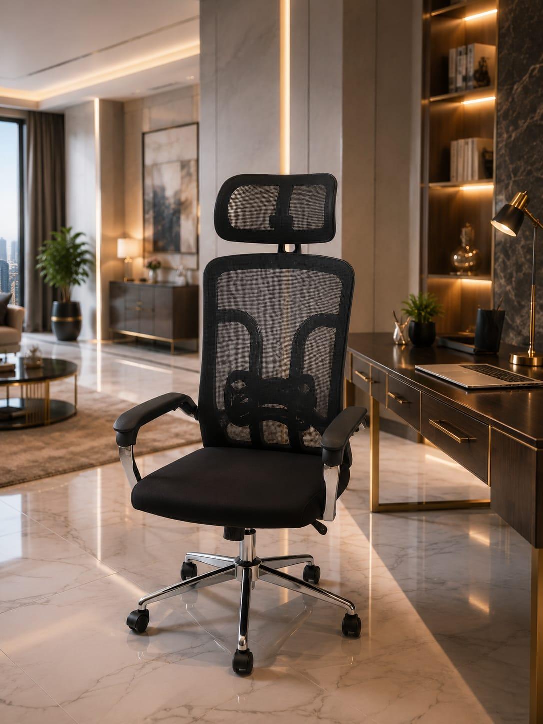 ergonomic mesh fabric office chair by mwajo furniture kenya